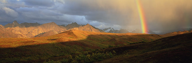 Rainbow Over Sable Pass